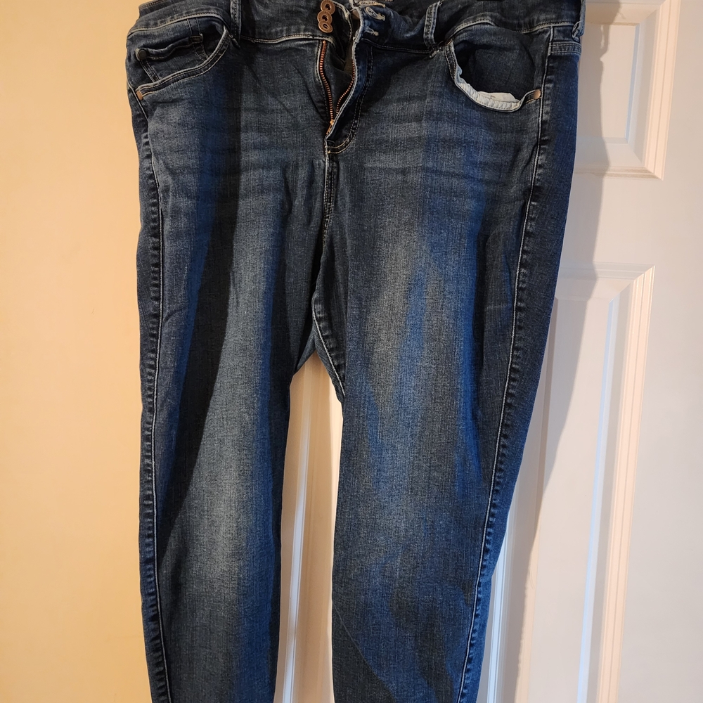 Torrid 22S Blue Grotto Super Soft Skinny Jeans